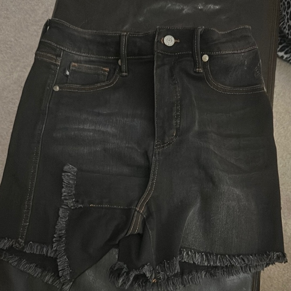 Judy Blue Black Wash Denim Shorts Brand New Never worn